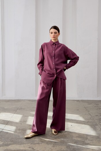 QANU Violet Suit Plum