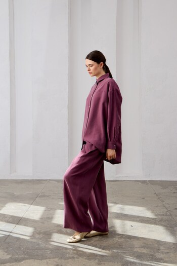 QANU Violet Suit Plum
