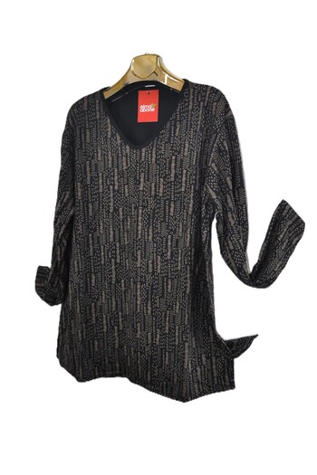 elma abone Super Oversize Combed Bluz