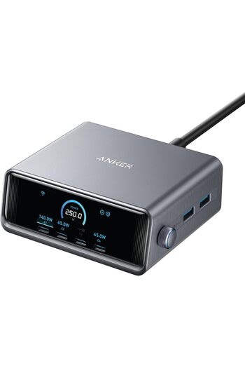 Anker Charger with USB Technology, Compatible with Laptops, Smartphones and Tablets, Six Ports