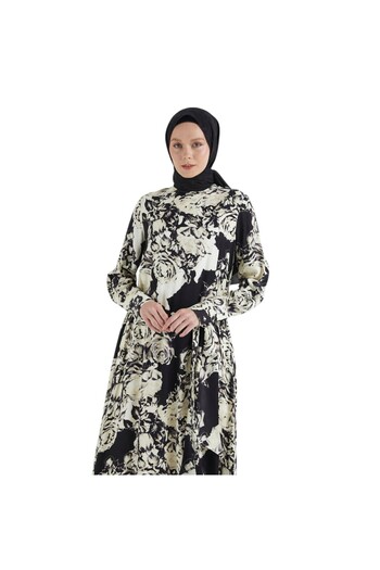 Armine Women's Back Zipper Button Dress 25Yt923