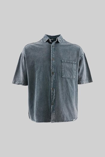 Machinist Men's Effected Washed Basic Ghost Shirt
