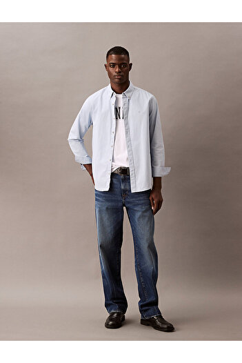 Calvin Klein LS SOLID OXFORD CLASSIC SHIRT