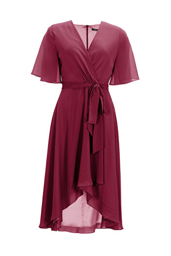 Swing Women's Cocktail dress 5AI10200 Burgundy