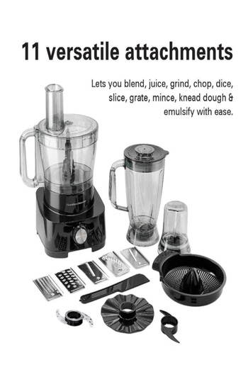 Hamilton Beach 1000W 11-in-1 Food Processor