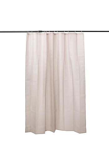 HomeVibes Shower Curtain Beige 200x180 cm