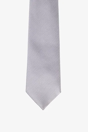 ALTINYILDIZ CLASSICS Men's Gray Patterned Tie