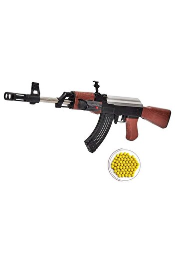 Rally Toy Box AK123 3 in 1 Revolver Toy with Gel Balls (Orbeeze) and Nerf Bullets for kids