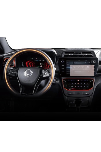 Ssangyong Kyron Navigation Display Protection Film, Duragon, Ssangyong Tivoli 2019+, silicone, Installation kit