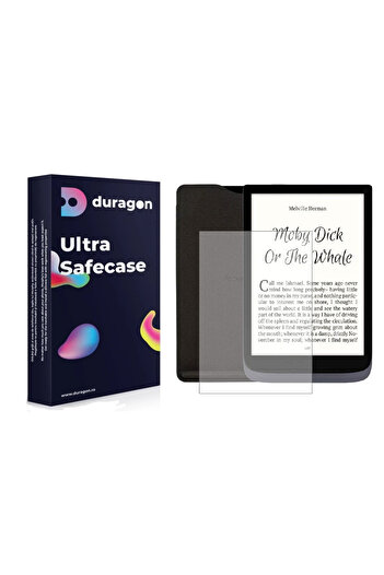 pocketbook Duragon Matte Screen Protector, for PocketBook InkPad 3 Pro, Kit included, Anti-Fingerprint, silicone