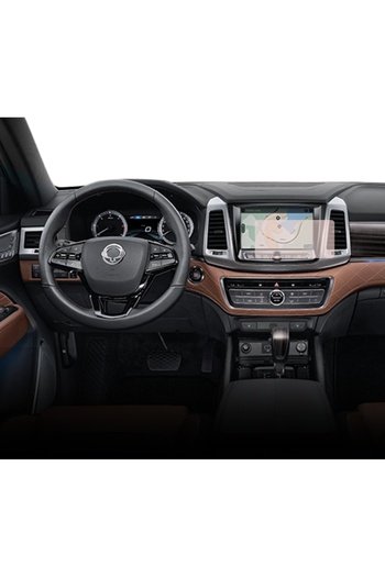 Ssangyong Kyron Navigation Protection Film Ssangyong Rexton 2021+, Duragon Ssangyong, silicone, installation kit