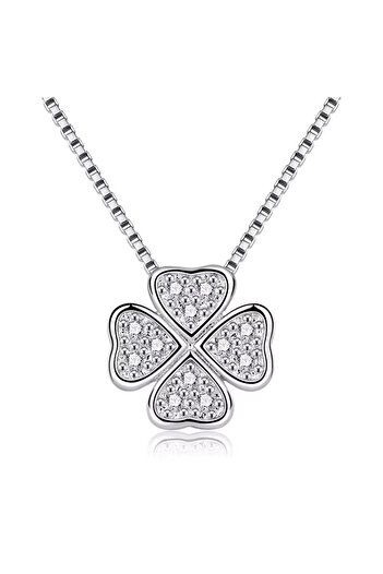 OEM Silver clover necklace