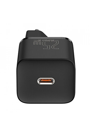 Baseus Type-C PD25W Charger + Type-C Cable - (TZCCSUP-L01) - Black