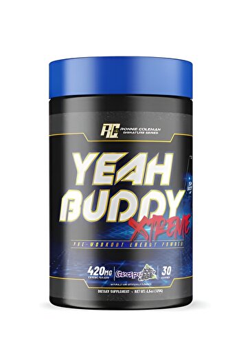 Ronnie Coleman Yeah Buddy, Xtreme Pre Workout, Grape, 129g, 30 Servings