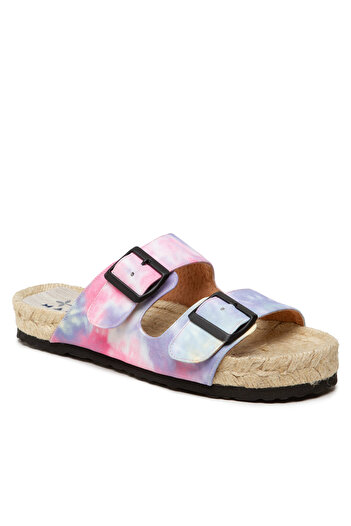 Manebi Women's Espadrilles purple MANEBI-NORDIC SANDALS T 2.2 R0 TD PEONY TIE-DYE COTTON