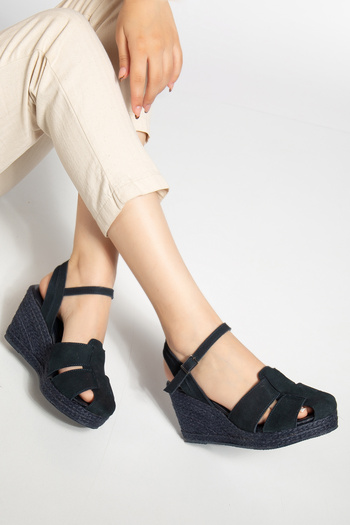 Elile Shoes Genuine Suede Leather Sandals from 33-34-35 to 41-42-43-44
