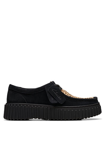 CLARKS Ghete de damă maro CLARKS-26181189 720 IMPRIMEU LEOPARD