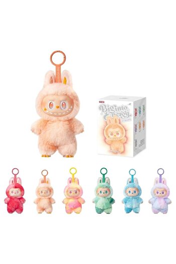 Pop Mart Lababu vinyl Face Doll Pendant Plush Toy Random mix Colour (1pc)