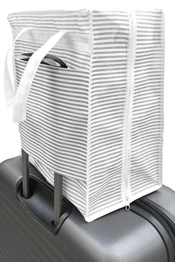 Tois Baby 6 Compartment Patterned Shoe Storage Travel Type Suitcase Top Storage Bag (35x22x40)