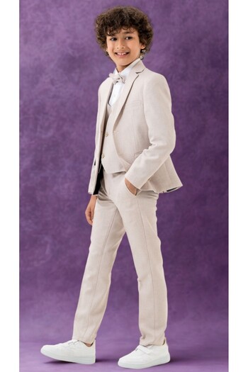 Atlas Kids Boys' Tuxedo Suit – Jacket, Pants, Vest, Bow Tie, Shirt Set of 5