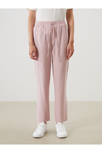LC Waikiki Carrot Cut Women's Trousers with Elastic Waist