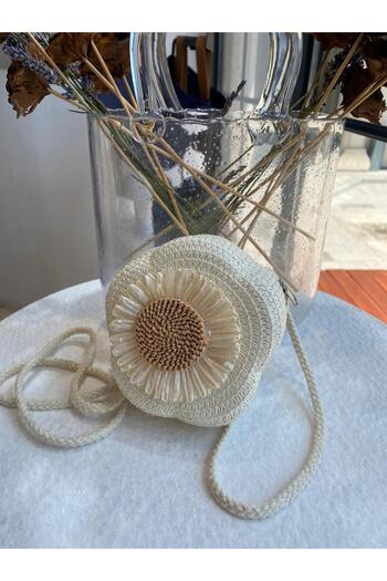 Zeynep Keskin Design Children's Bag, Children's Straw Bag, Girls' Bag, Holiday Bag