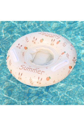 Picodino Swim ring with panties and handles, Bunny, Beige, 1-4 years, diameter 57 cm