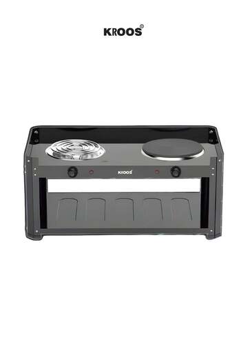 Kroos kroo KR-5711 2500W Electric Grill, Iron Color, for Cooking All Foods