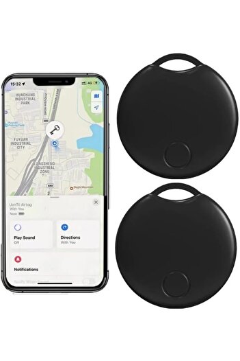 UanTii جهاز تتبع ذكي يعمل بتقنية البلوتوث مع خاصية AirTag وتذكير ضد فقدان المفاتيح، يعمل مع نظام التشغيل iOS