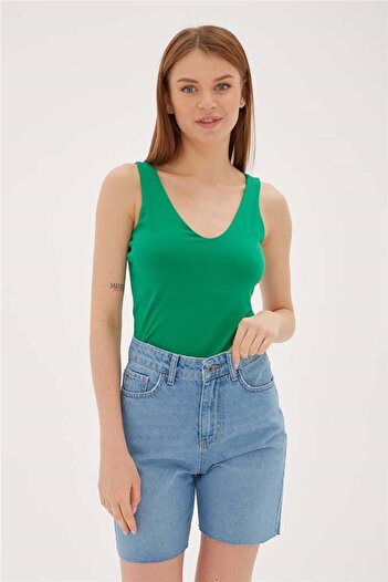 Fashion Friends Πλεκτό εσώρουχο με κανονική εφαρμογή με στρογγυλή λαιμόκοψη με χοντρό λουράκι ATHLETIC 24Y0535K1