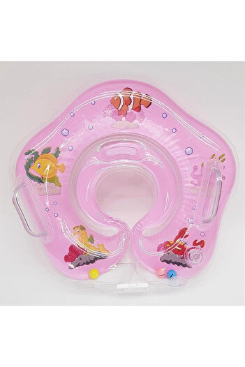 hazelin Baby Girl Pink Safety Locked Swimming Neck Ring Hzl25S-Br01