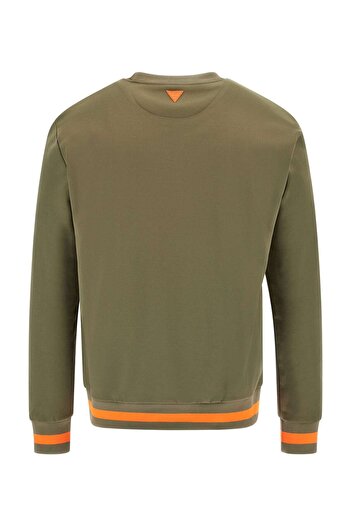 Guess Leroi Erkek Aktif Sweatshirt
