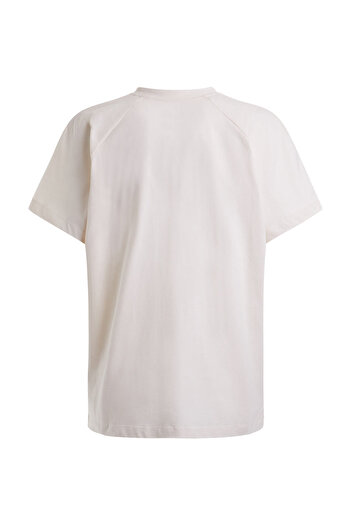 Guess Tricou de damă cu decolteu crew Ecru W3rı33k8fq4g012
