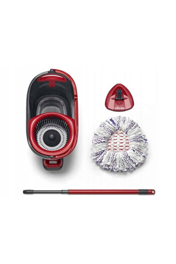Vileda Set Rotating mop + bucket + stick VILEDA Turbo 3in1 microfiber
