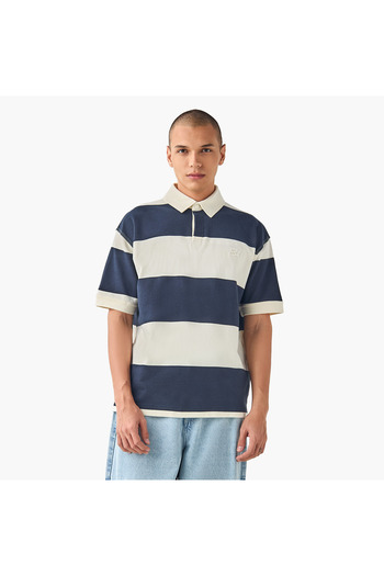 Starter Starter Striped Polo T-shirt