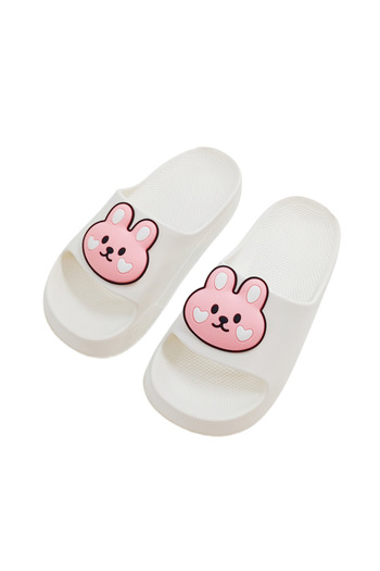 OEM Women's cheerful slippers with a cute pattern, with a platform, made of EVA material, H06-3