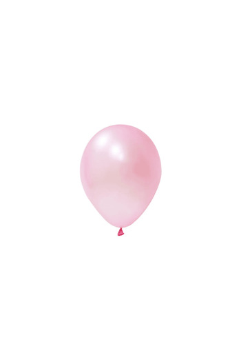 Baloniva Balonevi Metallic Pink 10" Balloon (100Pcs)