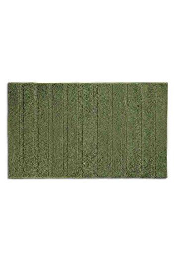 Kela Megan bath mat 100% cotton moss green 100.0x60.0x1.6cm