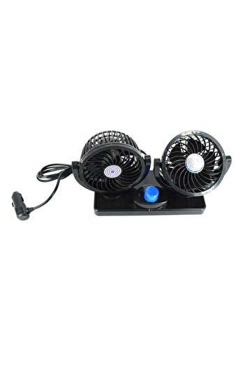 OEM Ventilator Auto Dublu Evo, 12V,2 Ventilatoare Independente Rotative,2 Trepte Putere