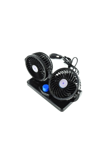 OEM Ventilator Auto Dublu Evo, 12V,2 Ventilatoare Independente Rotative,2 Trepte Putere