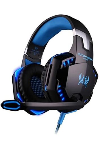 Cosmic Byte KOTION G2000 Gaming Headphone Headset Stereo Bass Over-ear Headband Mic PC Blue