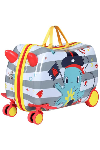 OEM Ride-on Trolley with 4 Wheels, Octopus Design