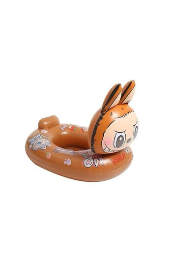 LABUBU Inflatable boat-shaped ring, LaBubu model