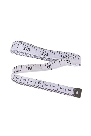 Golden Fish Classic tailor's measuring tape, both sides in centimeters, 150 cm, white
