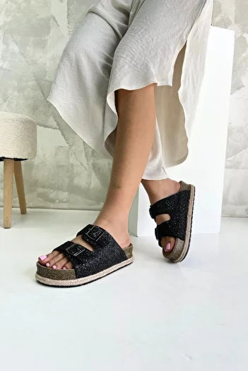inizio Black Stone Anatomical Women's Slippers Ew7038