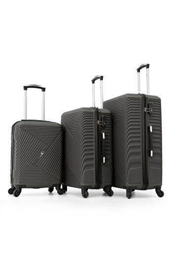 MELIFE Hardshell Trolley Luggage Set of 3-(28/24/20-inch)