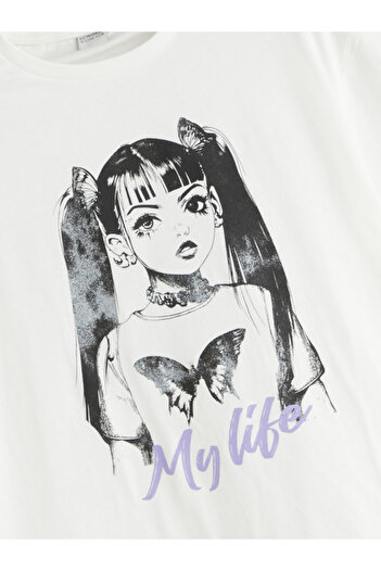 LC Waikiki Crew Neck Girl's T-Shirt