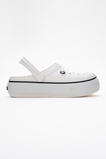 CCWAY AYAKKABI Sabo women's slippers white