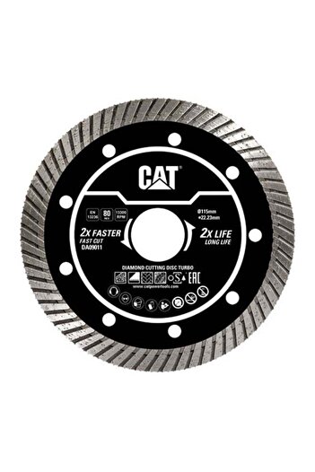 Caterpillar CAT DA09011 Diamond Cutting Blade – Turbo 115mm 4.5