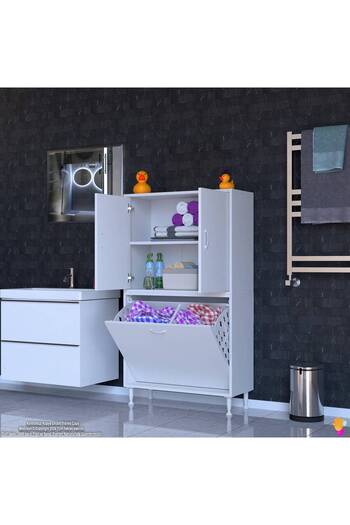Modilayn 85 x 138 x 32,5 cm' lik Sepetli Soğan&Patates Dolabı Organizatör Mutfak Dolabı Çok Amaçlı Dolap